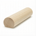 50x50 mm Hand Rails Round Bottom (Euro Ash)