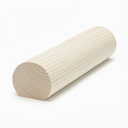50x50 mm Hand Rails Round Bottom (Light Oak)